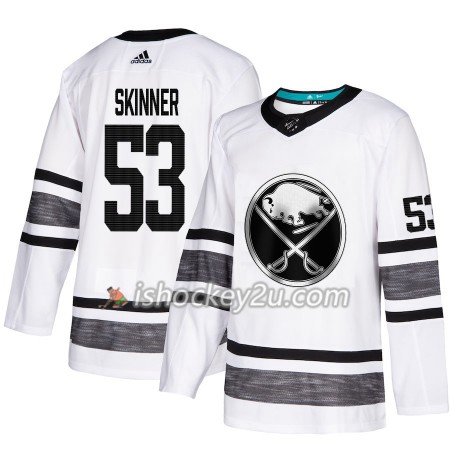 Mænd NHL Buffalo Sabres Trøje Jeff Skinner 53 Hvid 2019 All-Star Adidas Authentic